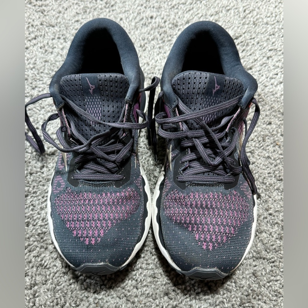 Mizuno Womens Wave Horizon 5 Running Shoe Size 8 - blue and purple color - Picture 5 of 8